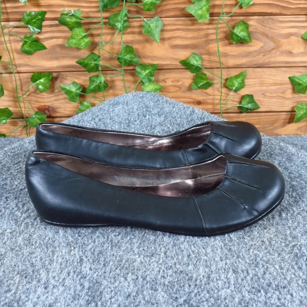 Jessica Simpson‎ Deedra Girls Flats Size 4 Dress Casual Black Synthetic Shoes